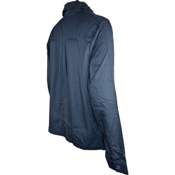 LOGO by Lori Goldstein Zip Front Long Sleeve Jacket Black Medium NWOT Lightweigh - Picture 5 of 14